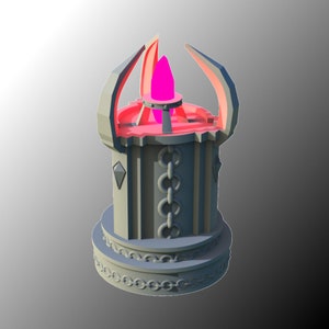 Magischer Kristall, LED Fantasy Miniaturen, Lichteffekt, DnD, TTRPG, Scatter Terrain, 3D Resin Print