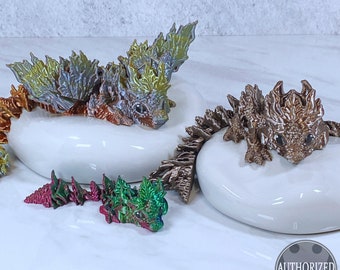 Autumn Dragon Wings, Gelenk Flexi Spielzeug, 3D gedruckt zappeln entworfen von Cinderwing3D