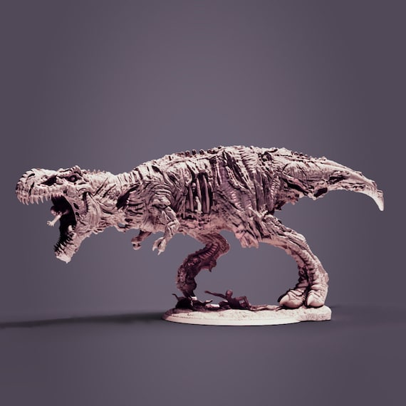 Zombie T-rex and Zombies, Jurassic Tribe, Tyrannosaurus Rex