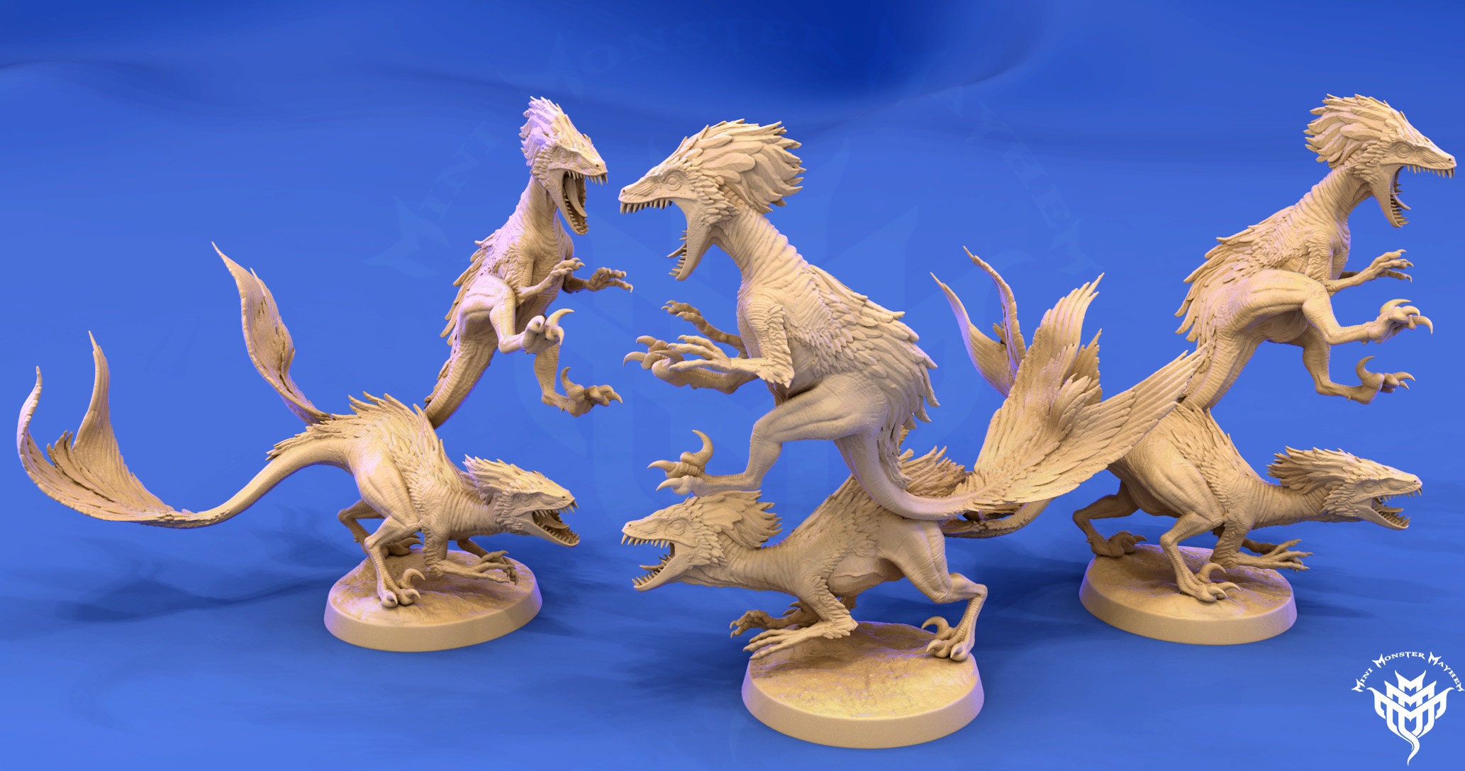 Feathered Raptors, Dinosaur, Velociraptor, Mini Monster Mayhem, Life ...