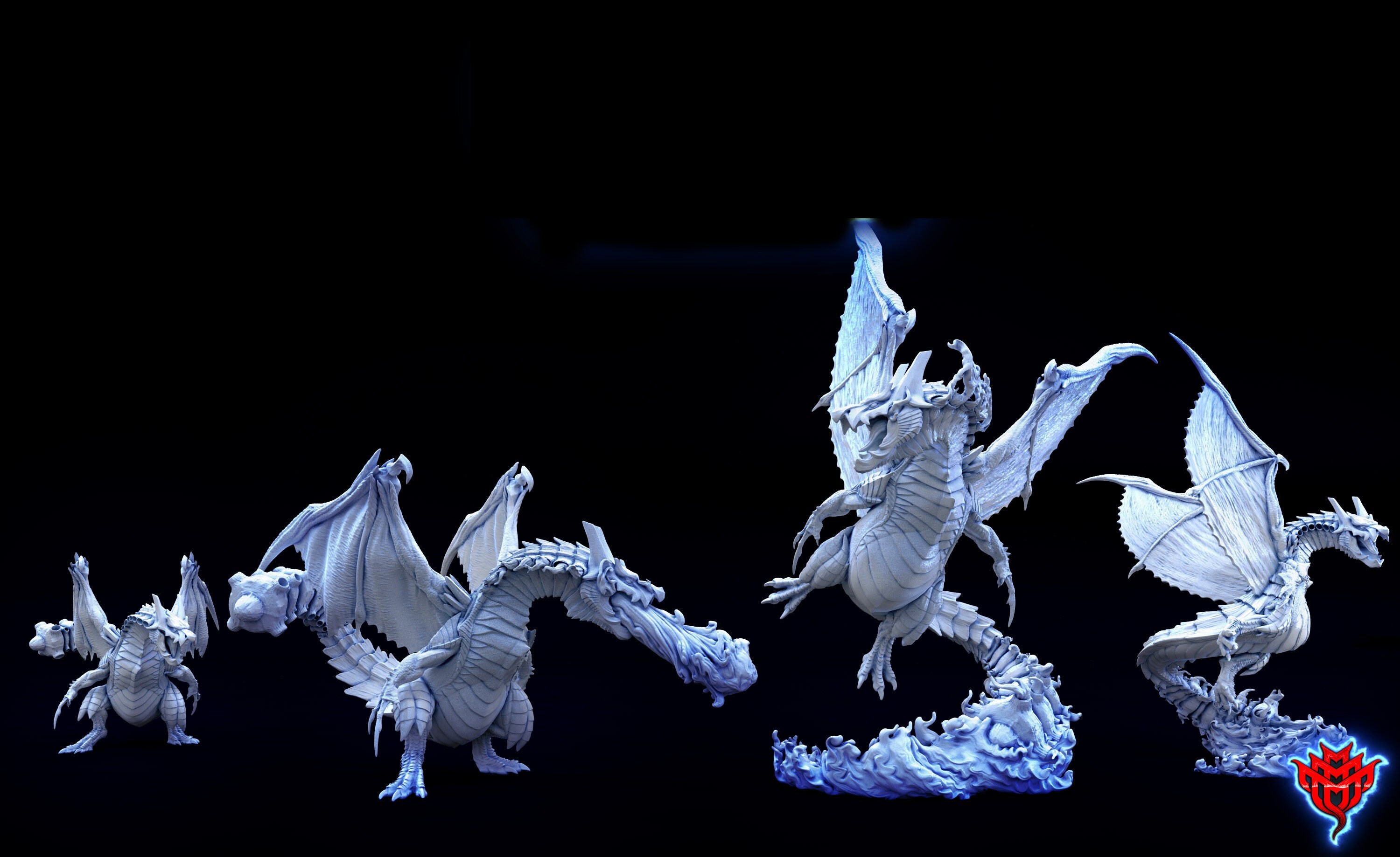 Colossal Dragon Miniature - Etsy Hong Kong