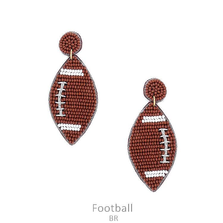 Football Earrings Etsy