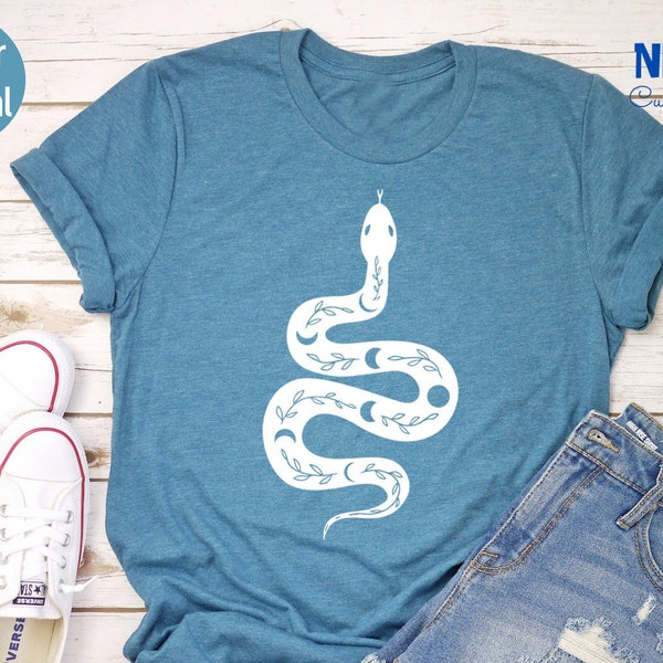 Snake T Shirt , Reptile Shirt, Pet Lover Gift, Gift For Brother Sister, Animal Lover, Hiking Shirt, Kawaii Snake Shirt, Reptile Decor