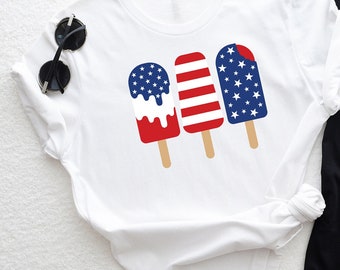 Popsicle 4th of July Family Matching Shirt
