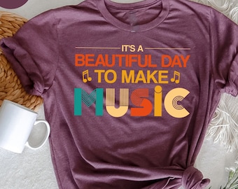 Gift for Musician, Music Shirt, Music Lover Shirt, teacher good day, Concert Girl, Music teacher Gift, Music teacher shirt, Women Music Tee