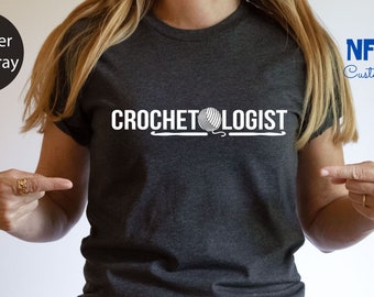 Funny Crochet T-Shirt, Crocheting T Shirt, Crochet Lover Shirt, Gift For Crochet Lover, Crafting Shirt, Crafter Mom Shirt, Funny Hobby Shirt