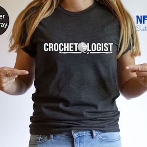 Funny Crochet T-Shirt, Crocheting T Shirt, Crochet Lover Shirt, Gift For Crochet Lover, Crafting Shirt, Crafter Mom Shirt, Funny Hobby Shirt