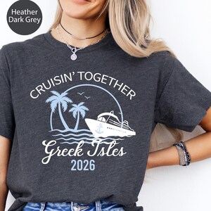 Greek Isles Cruise Shirt: Family Vacation Tee image 1
