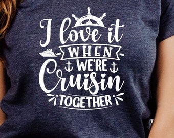 Cruisin' Together Shirt: Matching Family Cruise Group Tee