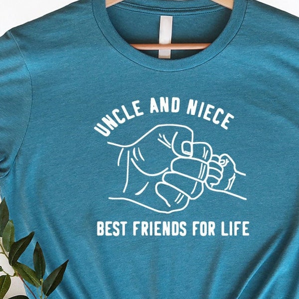 Uncle And Niece Best Friends For Life Shirt, Shirt for Uncle, New Uncle Gift, Gift for Her, Uncle And Niece Shirt, Uncle Birthday Gift