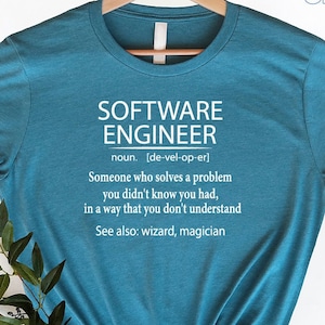 Software Engineer T-Shirt, Programmer Shirt, Nerd Shirt, Coder Shirt, Programming,Coding Tshirt,Computer Science Gift, IT Shirt,Hacker Shirt