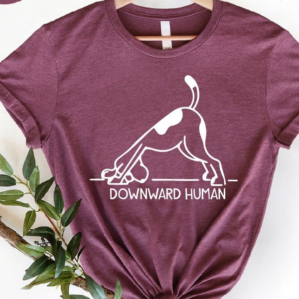 Yoga Shirt, Dog Yoga Shirt, Yoga Lover Shirt, Dog Lover Shirt, Funny Yoga Gift, Meditation Shirt, Yoga Class Gift, Yogi Shirts,Yoga Clothes