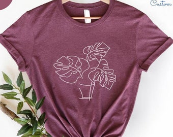 Monstera Plant Shirt: Women's Herbivore T-shirt