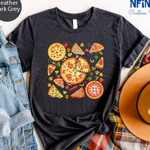 Pizza Shirts, Pizza Slice Shirt, Pizza Party Shirt, Pizza Birthday Shirt, Foodie Shirts, Pizza Lover Shirt, Pizza Gifts, Italian Food Shirts