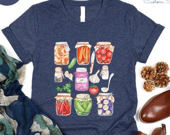 Funny Canning Season T-Shirt: Canned Food & Vegetables