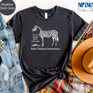 Rare Disease Support, Genetics Doctor Shirt, Zebra Ribbon Shirt, ZARD Support Tee, Ehlers-Danlos Syndrome, Rare Disease Awarenes Shirt