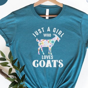 Goat Shirt for girl, Cute Goat Shirt, Goat Lover Girl Gift,  Save The Goats Shirt, Farm Animal Shirt, Goat Love Shirt, Gift Shirt For Girl