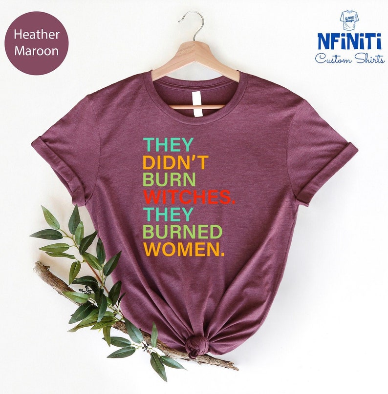 Feminist Witch Shirt: Women's Rights, Pro Choice Activist Tee immagine 1