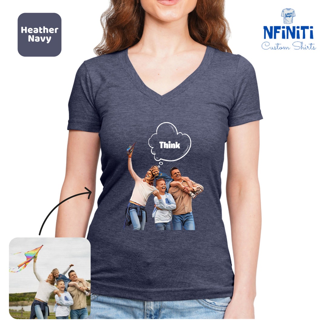 Custom Inked Boys V-Neck T-Shirt - Hologram