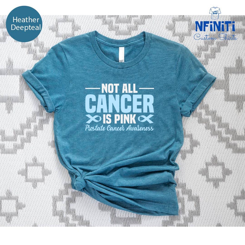 Prostate Cancer Awareness Tee: Support Warrior T-Shirt image 6