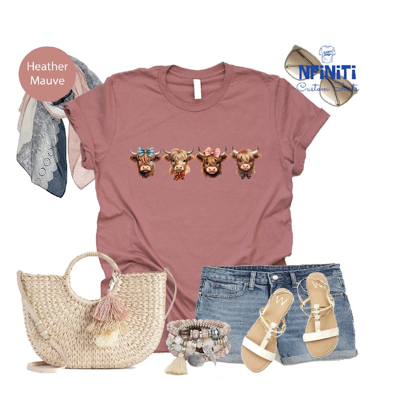 a women's t - shirt, shorts, and purse