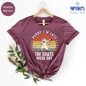 Goat Shirt, Cute Goat Shirt, Funny Goat Shirt, Farm Animal Shirt, Goat Love Shirt, Goat Shirt Gift, Goat Women Shirt, Gift For Her