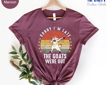 Goat Shirt, Cute Goat Shirt, Funny Goat Shirt, Farm Animal Shirt, Goat Love Shirt, Goat Shirt Gift, Goat Women Shirt, Gift For Her