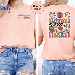 Support Your Local Library Pocket Print Shirt, Support Public Libraries Back Side Shirt, Book Lover Tee, Read Banned Book, Bookworm Gift Tee