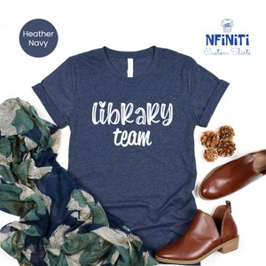 Library team Shirt, Librarian Shirt, Funny Librarian Shirt, Book Lover, Librarian Gift, Library Shirt, School Librarian Gift, Book Nerd