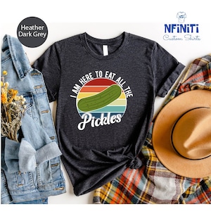 Pickle Shirt: Vegan Gardening T-shirt, Foodie Gift image 2