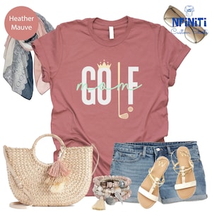 Golf Mom Shirt For Women, Cute Golf Shirt, For Mom, Golf Gifts For Women, Golf Mom Tee, Women Golf Shirt, Shirt For Folf Mom