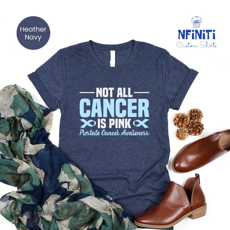 Prostate Cancer Awareness Tee: Support Warrior T-Shirt image 2