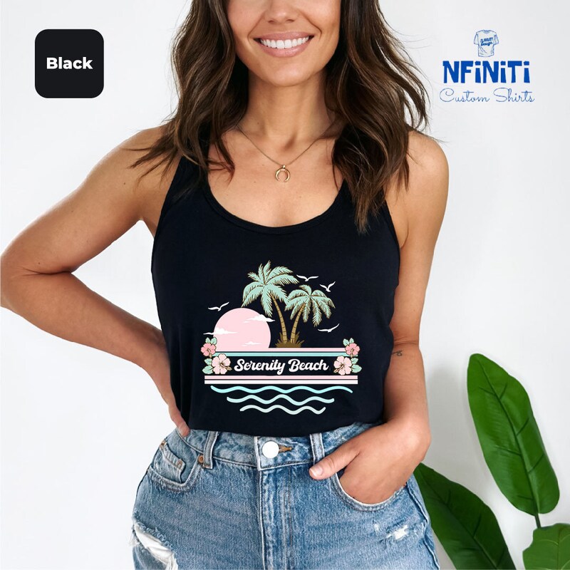 Beach Tank Top - Etsy