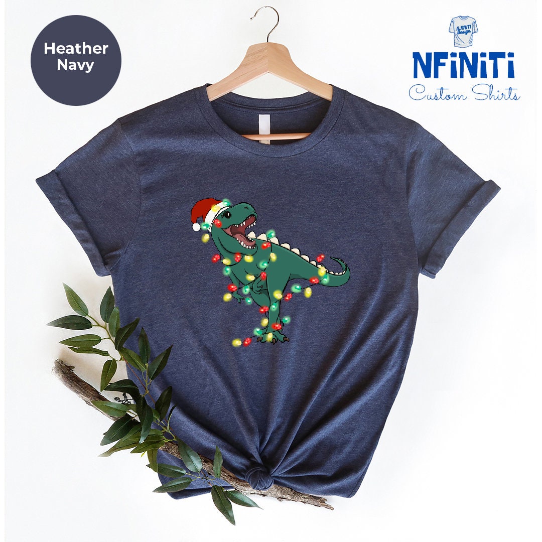 Discover Dino Christmas Shirt, Cute Christmas Shirt, Christmas Family Shirts, Funny Christmas Shirt, Christmas Shirt, Xmas Dino Shirt, Dino Shirt