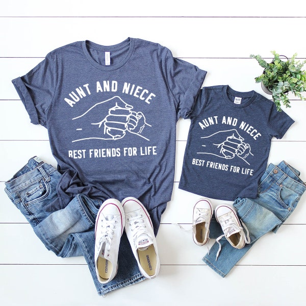 Aunt Niece Matching Shirt Set, Best Friends For Life Tees