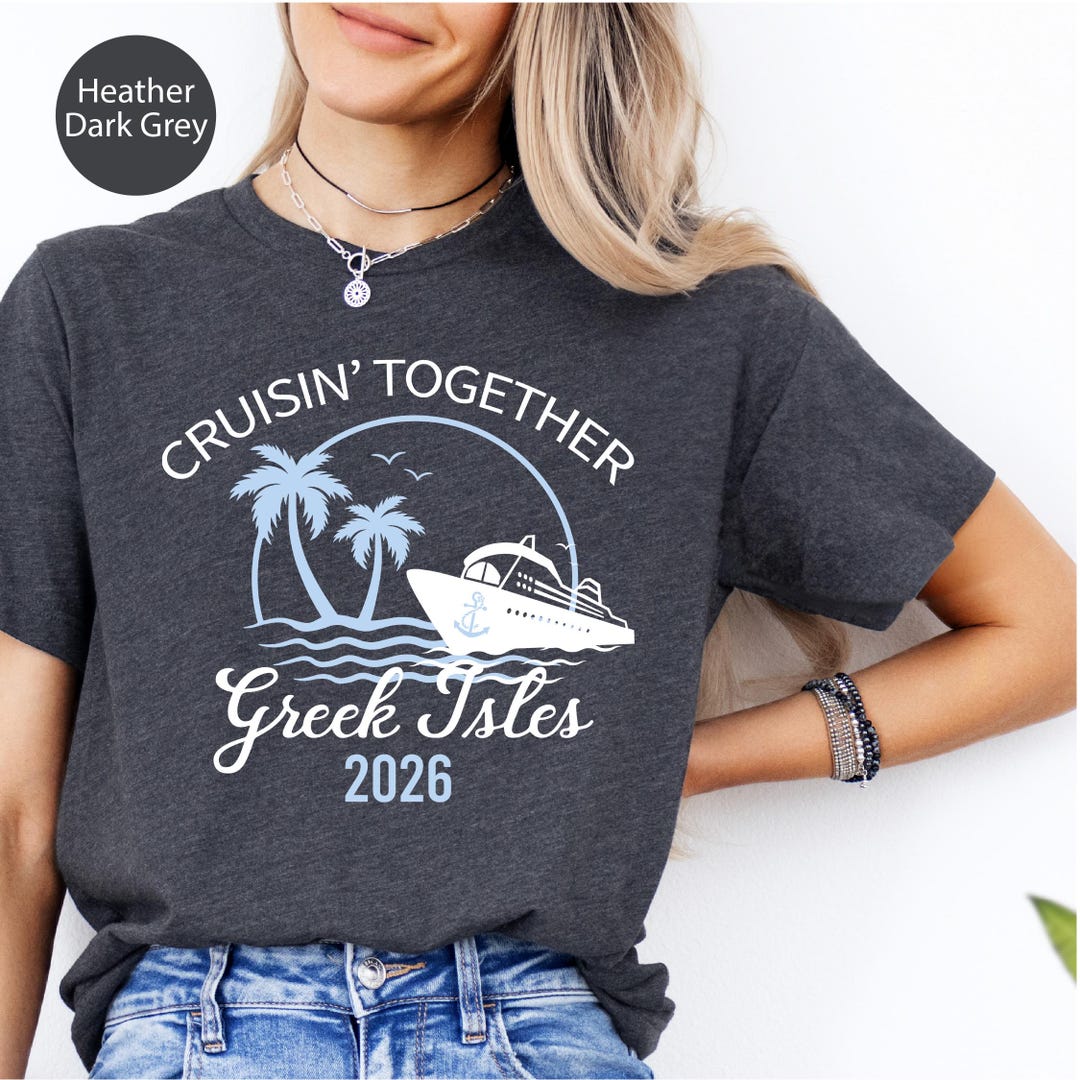 Greek Isles Cruise Shirt: Family Vacation Tee