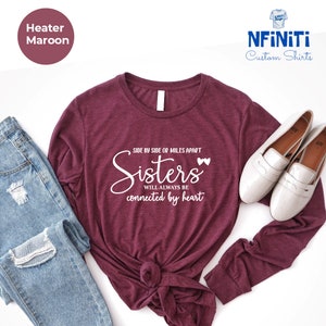 Sister Birthday Gift, Long Sleeve Shirt For Sister, Sister Forever Sweatshirt, Birthday Gift For Sister,Big Sister, Little Sister Sweatshirt