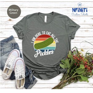 Pickle Shirt: Vegan Gardening T-shirt, Foodie Gift image 6