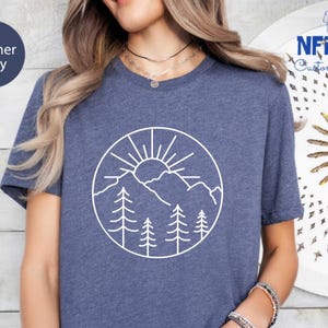Mountain T-Shirt: Adventure Camping Graphic Tee