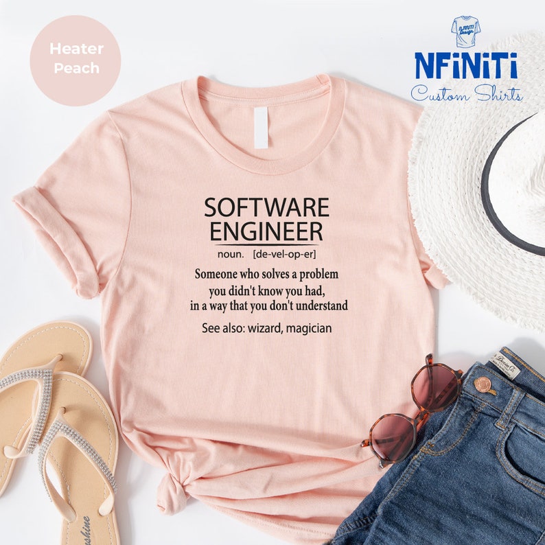 Software Engineer Definition T-shirt: Coder Nerd Gift - Etsy