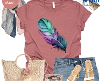 Feather Graphic T-Shirt, Mental Health Awareness Tee