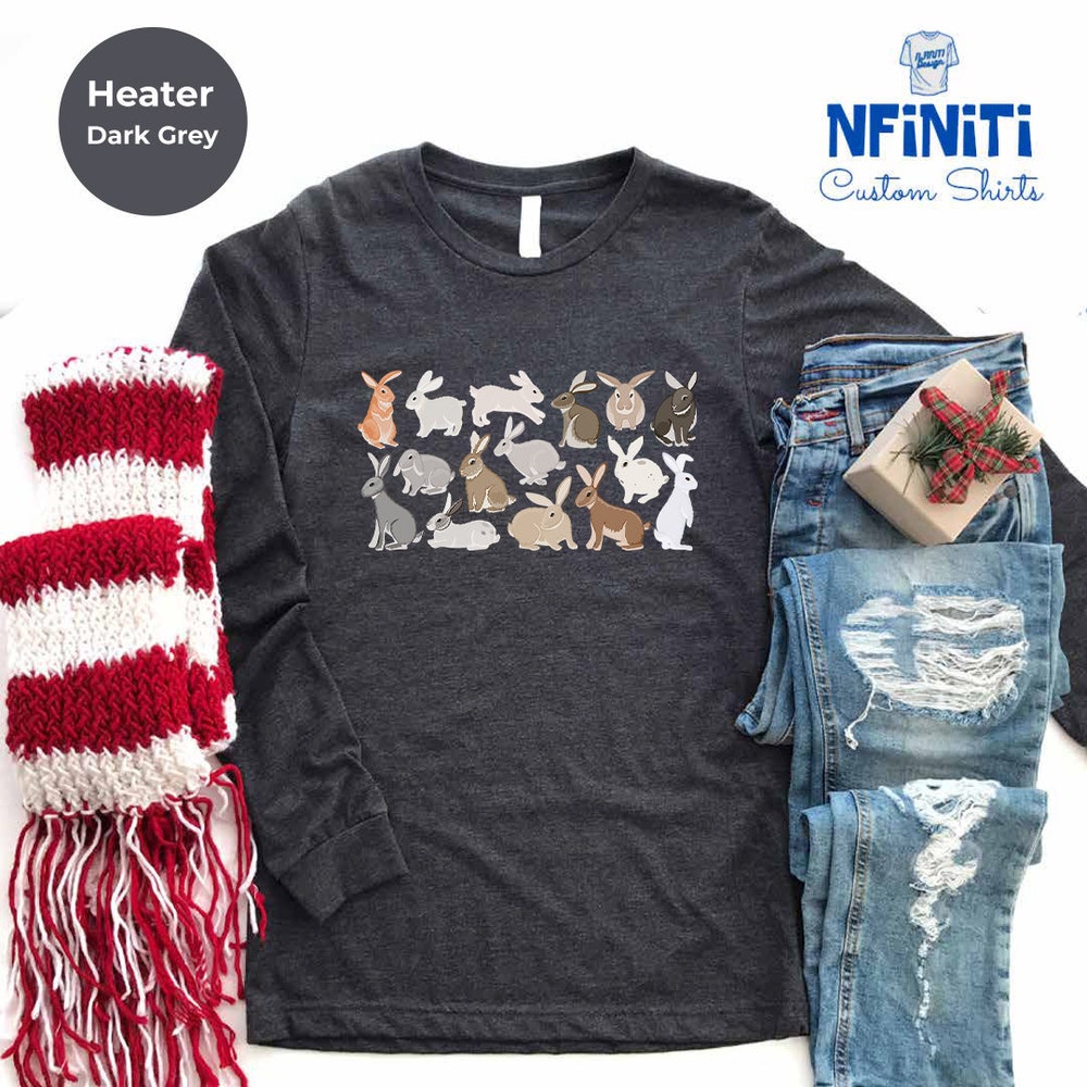 Easter Bunny Long Sleeve, Long-Eared Animal Long Sleeve, Rabbit Lover Long Sleeve,Cute Long-Eared Animal Long Sleeve,Bunny Lover Long Sleeve