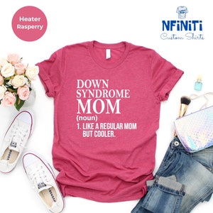 Down Syndrome Mom T-Shirt: Extra Chromie Awareness Tee imagen 6