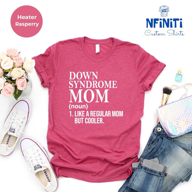 Down Syndrome Mom T-Shirt: Extra Chromie Awareness Tee imagen 6
