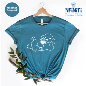 Wine Dog Mom T-Shirt, Drinking Wine Gift image 6