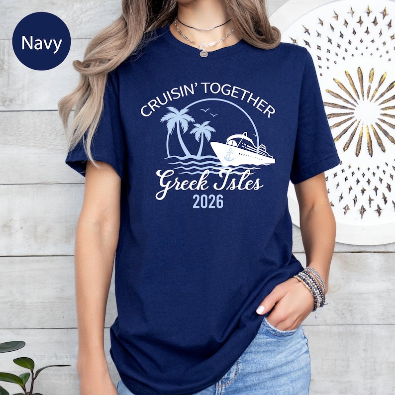 Greek Isles Cruise Shirt: Family Vacation Tee image 2