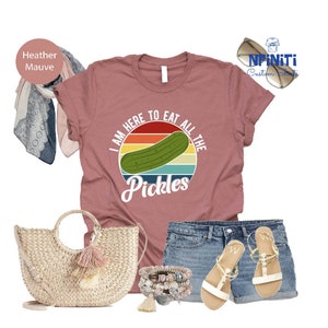 Pickle Shirt: Vegan Gardening T-shirt, Foodie Gift image 4
