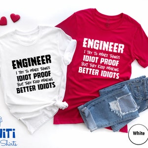 Funny Engineer Shirt, Engineer Gifts, Engineer Student Gift, Engineer Graduation, Engineering Shirt, Funny Engineer Gift, Engineer Teacher Bild 3