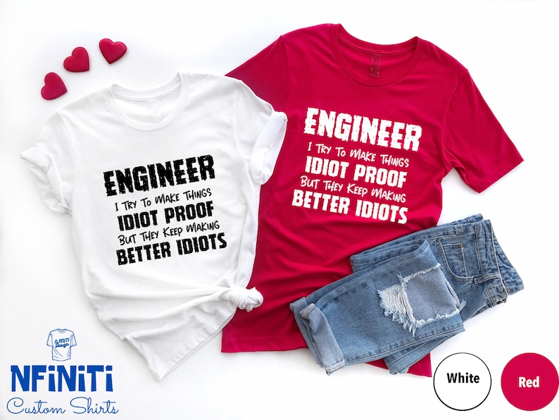 Funny Engineer Shirt, Engineer Gifts, Engineer Student Gift, Engineer Graduation, Engineering Shirt, Funny Engineer Gift, Engineer Teacher Bild 3