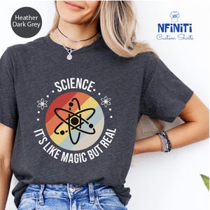 Retro Science Shirts, Vintage Science Tee, Science Teacher Shirts, Science Lover T-Shirt, Physics Teacher Tees, Science Teacher Tee